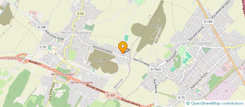 localisation de l'entreprise LOROCQ HLD  HERSIN-COUPIGNY