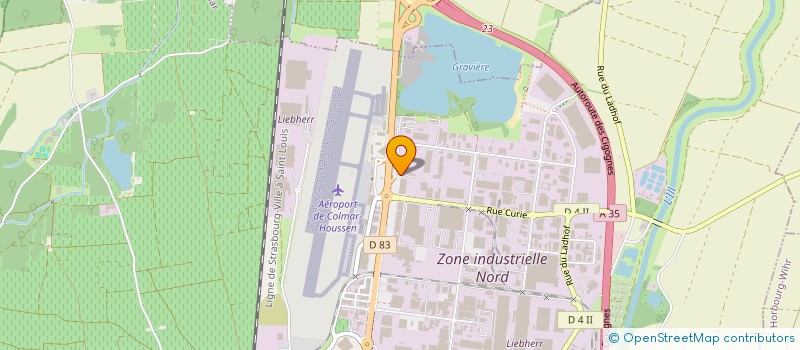 localisation de l'entreprise LOROLIVIER  COLMAR