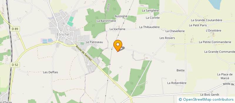 localisation de l'entreprise LOROSS à TIERCE