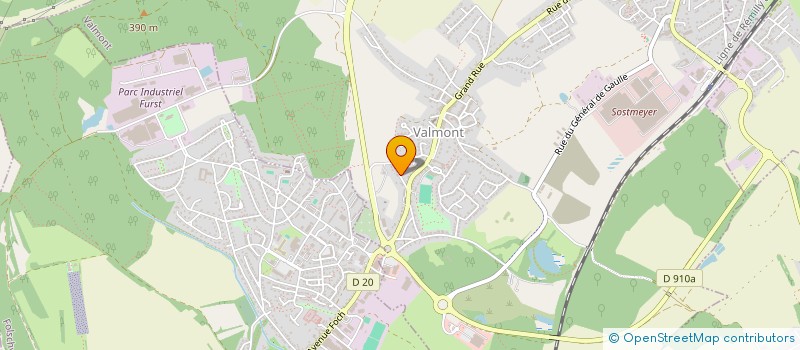 localisation de l'entreprise LORPRINI  FOLSCHVILLER