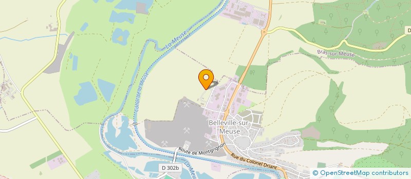 localisation de l'entreprise LORR'ELEC à BELLEVILLE-SUR-MEUSE