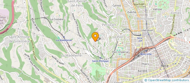 localisation de l'entreprise LORRA-PICA à NICE