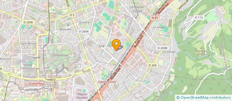 localisation de l'entreprise LORRAIN NICOLAS  SAINT-MARTIN-D'HERES