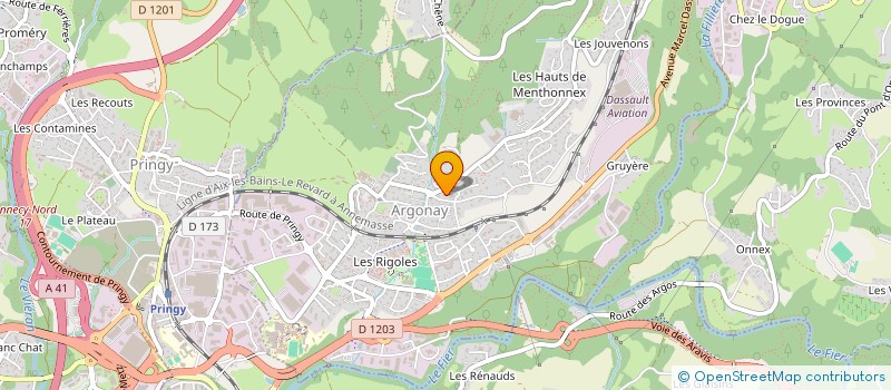 localisation de l'entreprise LORRAINE  ARGONAY