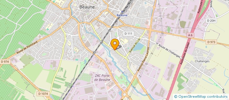 localisation de l'entreprise LORRAINE 63 à BEAUNE