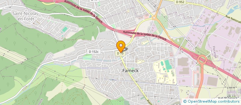 localisation de l'entreprise LORRAINE  FAMECK