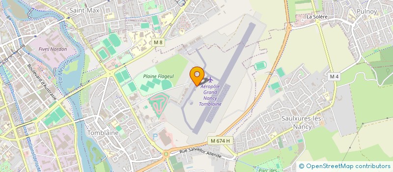 localisation de l'entreprise LORRAINE AERO FORMATION à TOMBLAINE