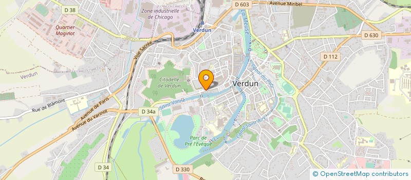 localisation de l'entreprise LORRAINE BAT à VERDUN