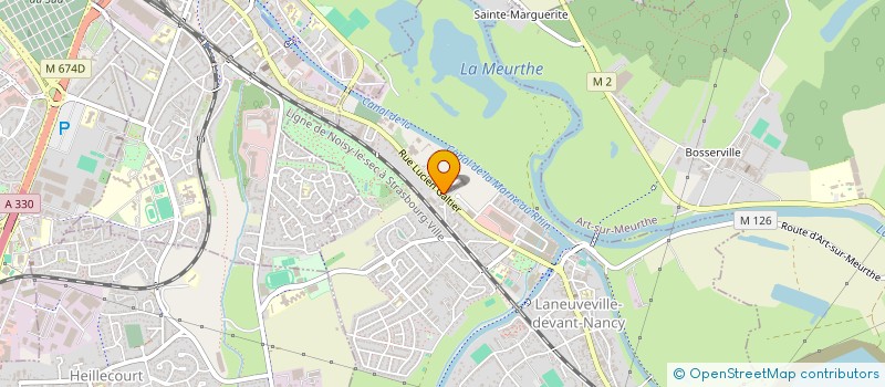 localisation de l'entreprise LORRAINE BOIS SERVICES  LANEUVEVILLE-DEVANT-NANCY