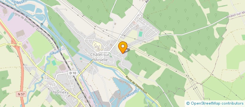 localisation de l'entreprise LORRAINE CERTIMM à CHATEL-SUR-MOSELLE