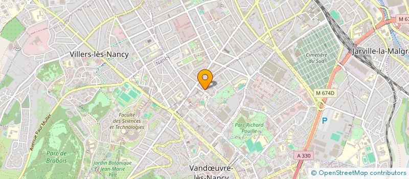 localisation de l'entreprise LORRAINE COMPUTER SYSTEMES  VANDUVRE-LES-NANCY