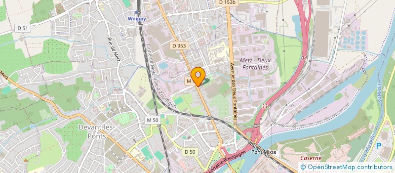 localisation de l'entreprise LORRAINE CONCEPT à METZ