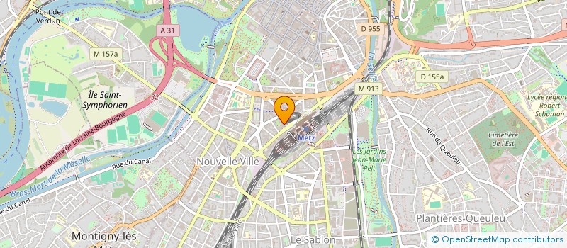 localisation de l'entreprise LORRAINE CONSEILS HOLDING  METZ