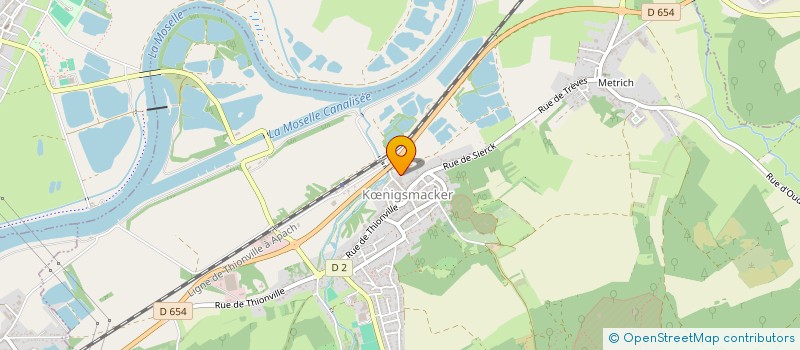 localisation de l'entreprise LORRAINE DECO  KNIGSMACKER