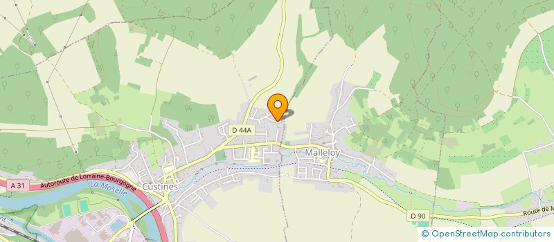 localisation de l'entreprise LORRAINE DIFFUSION TECHNOLOGIES NOUVELLES  CUSTINES