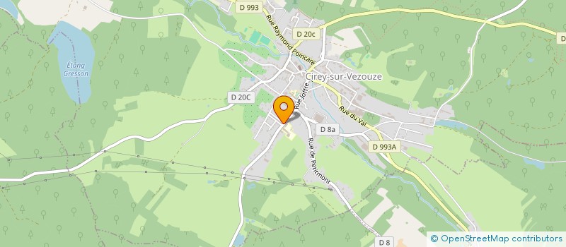 localisation de l'entreprise LORRAINE ECO LOGIS à CIREY-SUR-VEZOUZE