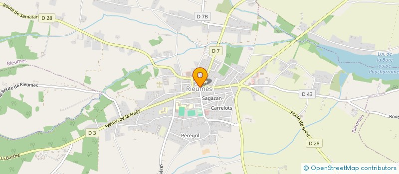 localisation de l'entreprise LORRAINE ELECTRONIQUE MAINTENANCE à RIEUMES