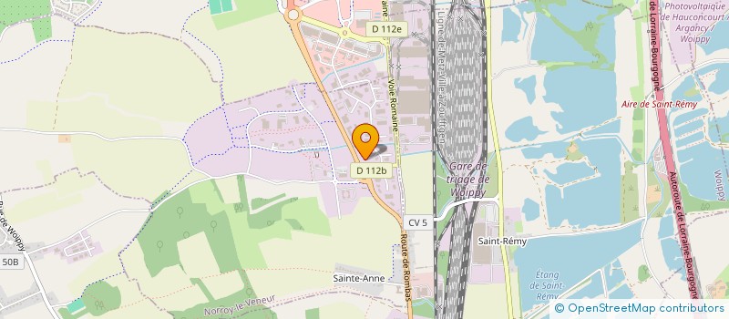 localisation de l'entreprise LORRAINE ENERGIE METZ à NORROY-LE-VENEUR
