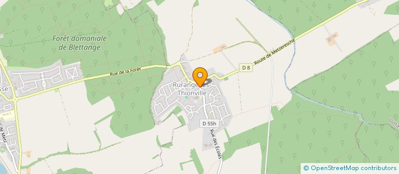 localisation de l'entreprise LORRAINE ENVIRONNEMENT DISTRIBUTION à RURANGE-LES-THIONVILLE