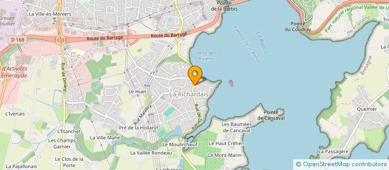 localisation de l'entreprise LORRAINE ET RANCE  LA RICHARDAIS