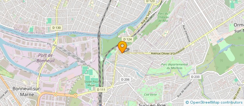 localisation de l'entreprise LORRAINE FONDERIE  ORMESSON-SUR-MARNE