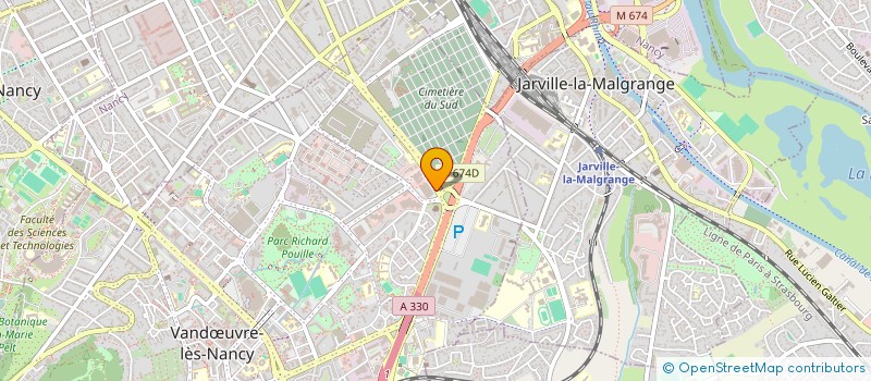 localisation de l'entreprise LORRAINE FRAIS à VANDŒUVRE-LES-NANCY