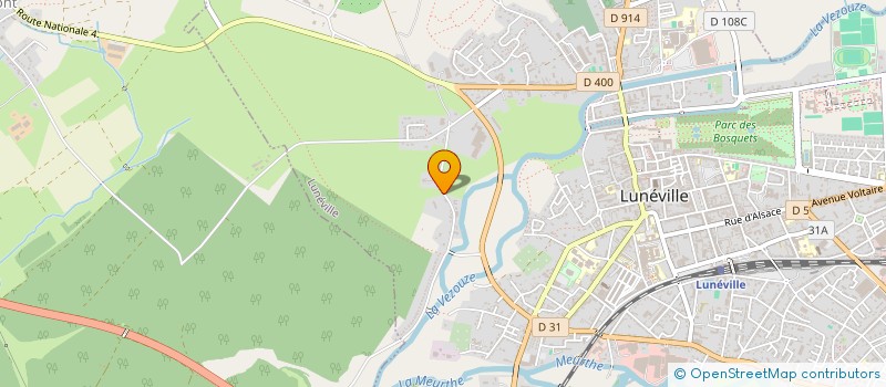 localisation de l'entreprise LORRAINE IMMO  LUNEVILLE