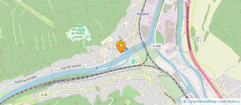 localisation de l'entreprise LORRAINE IMMOBILIER  POMPEY