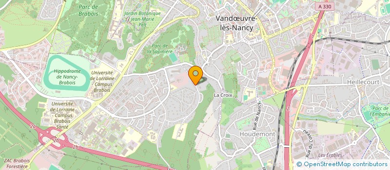 localisation de l'entreprise LORRAINE INSIDE  VANDUVRE-LES-NANCY