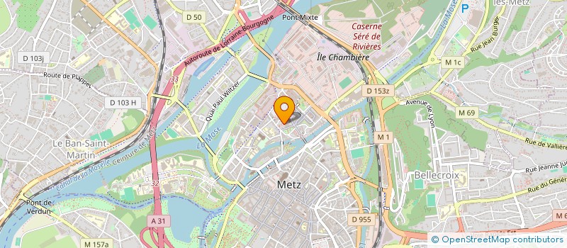 localisation de l'entreprise LORRAINE INTERNATIONALE à METZ