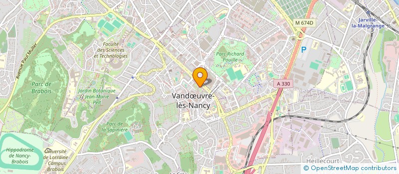 localisation de l'entreprise LORRAINE LOGICIELS LIBRES 3L  VANDUVRE-LES-NANCY