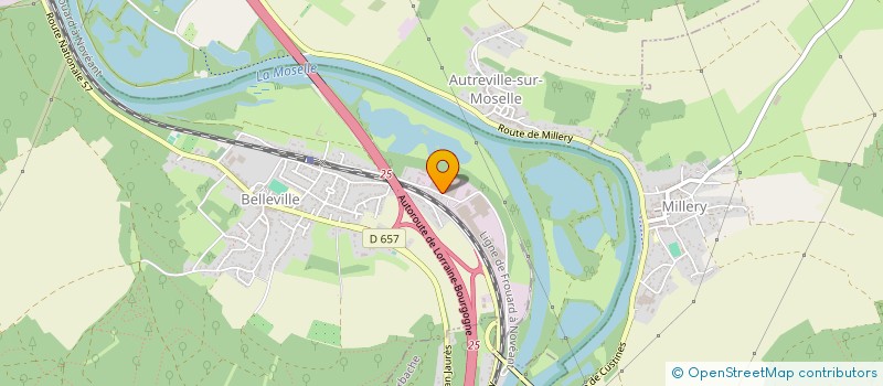 localisation de l'entreprise LORRAINE MONTAGE INDUSTRIEL  BELLEVILLE