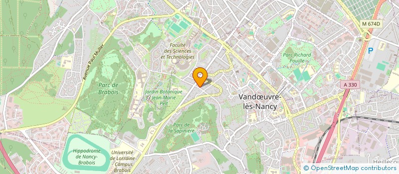 localisation de l'entreprise LORRAINE NIOMBATO  VANDUVRE-LES-NANCY
