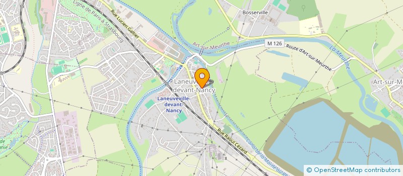 localisation de l'entreprise LORRAINE PERCUSSION  LANEUVEVILLE-DEVANT-NANCY