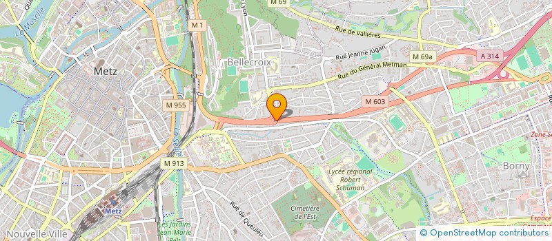 localisation de l'entreprise LORRAINE PROTECT  METZ