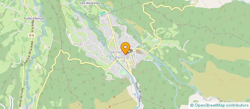 localisation de l'entreprise LORRAINE ROUSSILLON  VERNET-LES-BAINS