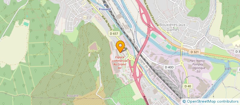 localisation de l'entreprise LORRAINE SPORT II  FROUARD