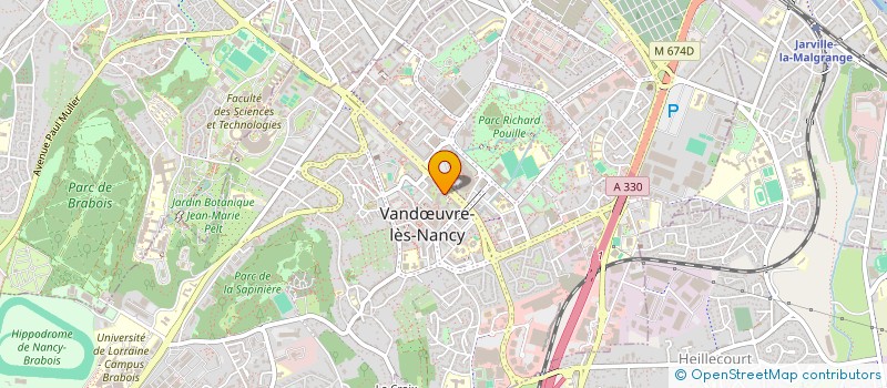 localisation de l'entreprise LORRAINE TERRE DE LUXE  VANDUVRE-LES-NANCY