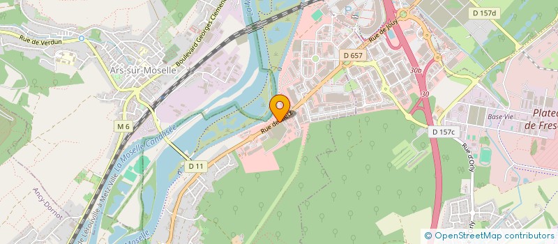 localisation de l'entreprise LORRAINE VINS FINS à JOUY-AUX-ARCHES