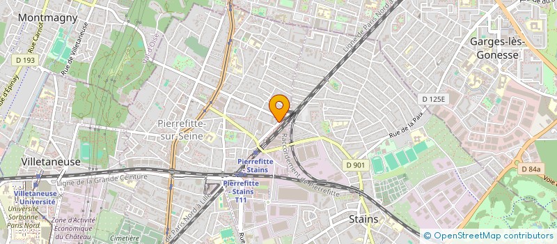 localisation de l'entreprise LORRESS à PIERREFITTE-SUR-SEINE
