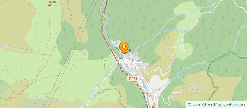 localisation de l'entreprise LORRIE'S ANGELS  ALET-LES-BAINS