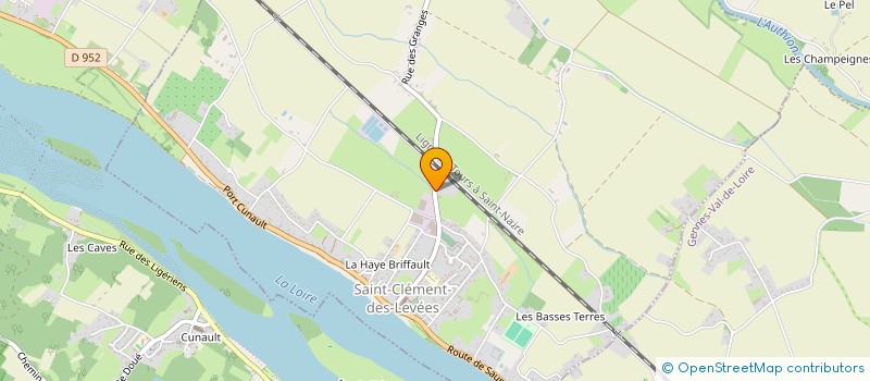 localisation de l'entreprise LORRIS  SAINT-CLEMENT-DES-LEVEES