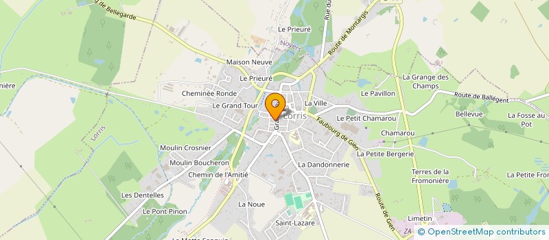localisation de l'entreprise LORRIS BASKET CLUB (L.B.C.)  LORRIS