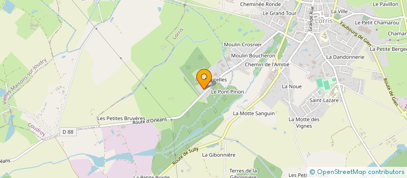 localisation de l'entreprise LORRIS FUTSAL à LORRIS