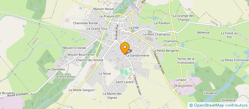 localisation de l'entreprise LORRIS NATATION à LORRIS