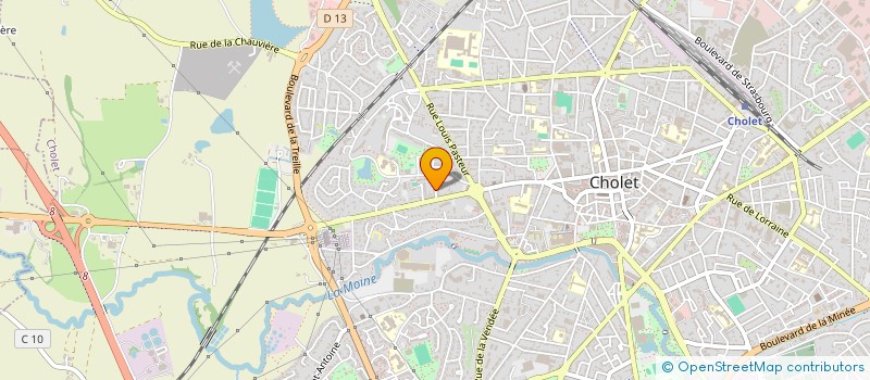 localisation de l'entreprise LORROUISE FOOD  CHOLET