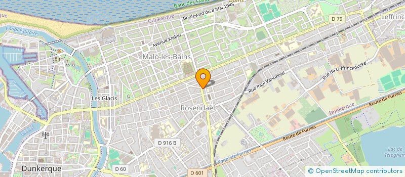 localisation de l'entreprise LORRY TRANSPORTS à DUNKERQUE