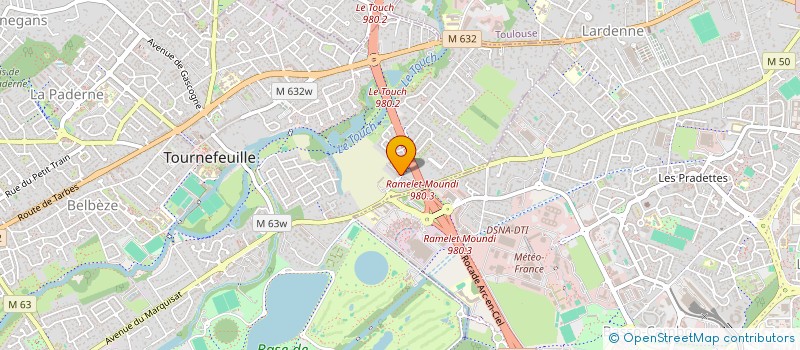 localisation de l'entreprise LORS  TOURNEFEUILLE