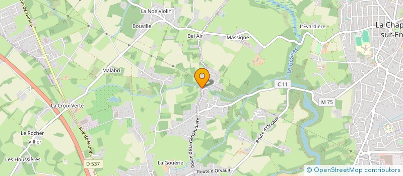 localisation de l'entreprise LORSIMMO  LA CHAPELLE-SUR-ERDRE