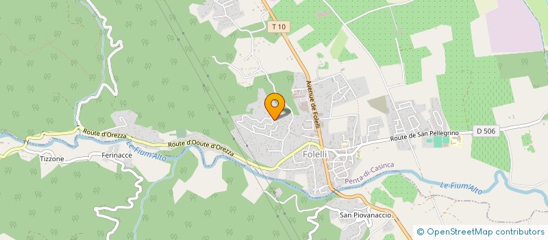 localisation de l'entreprise LORSINI à PENTA-DI-CASINCA